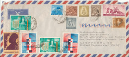 India Air Mail Cover Sent To Germany 21-9-1968 ?? Topic Stamps - Airmail