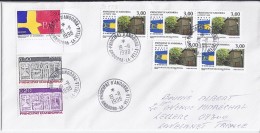 TP N° 510x5 + 318/321/457 SUR LETTRE REC. DU 19.11.98 POUR LA FRANCE - Lettres & Documents