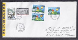 TP N° 513x3 (+321/489) SUR LETTRE RECOMMANDEE DU 15.3.99 POUR LA FRANCE - Lettres & Documents