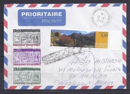 TP N° 514  (+317/318/321) SUR LETTRE DU 12.4.99 POUR LE MAROC - Covers & Documents