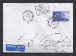 TP N° 515 SUR LETTRE DU 15.5.99 POUR LE MAROC - Storia Postale