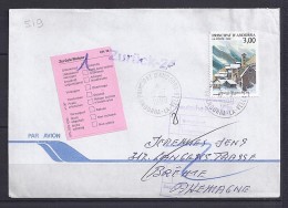 TP N° 519 SUR LETTRE DU 12.7.99 POUR L'ALLEMAGNE - Storia Postale