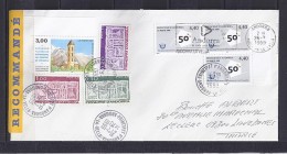 TP N° 521x3 (+317/318/322/496) SUR LETTRE RECOMMANDEE DU 26.7.99 POUR LA FRANCE - Covers & Documents