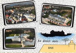 - Mayenne -gd Format-ref-U911- Bais - Souvenir De ..- En Direct De..antenne Television - Multi Vues - Edit. Lapie N°150 - Bais