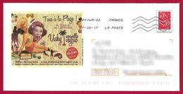 (PàP 151) France (2007) Vichy Nouvelle Vague: Tous à La Plage! Affiche Des Années 50. Transistor Baigneuse Pinup Palmier - Prêts-à-poster:Overprinting/Lamouche