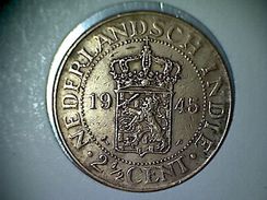 Nederland - Indes 2 1/2 Cent 1945 - Indes Néerlandaises