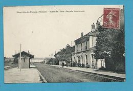 CPA - Chemin De Fer Vue Intérieur De La Gare NEUVILLE-EN-POITOU 86 - Neuville En Poitou