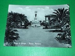 Cartolina Porto San Giorgio - Piazza Mentana 1954 - Ascoli Piceno