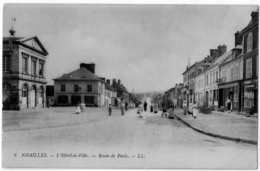 Noailles Oise Route De Paris Boutiques Animation 1910 état Superbe - Noailles