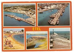 Etel (56) Le Port , La Plage Et La "barre D'etel" - Etel