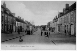 Noailles Oise Automobile Boutique Route Paris Animation 1910 état Superbe - Noailles