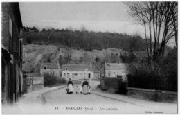 Noailles Oise Les Lavoirs Laveuses 1910 état Superbe - Noailles