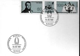 ALLEMAGNE  Carte FDC  1991  Gaz Lampadaire - Gaz