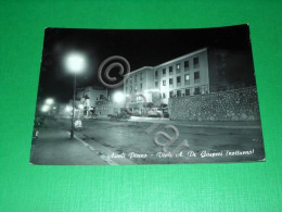 Cartolina Ascoli Piceno - Viale A. De Gasperi ( Notturno ) 1955 Ca - Ascoli Piceno