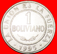 § SUN: BOLIVIA ★ 1 BOLIVIANO 1995! LOW START★ NO RESERVE! - Bolivië