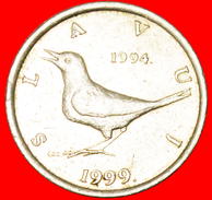 § NIGHTINGALE: CROATIA ★ 1 KUNA 1994-1999.! LOW START★ NO RESERVE! - Kroatien