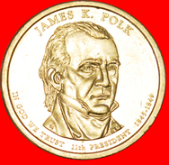 § POLK (1845-1849): USA ★ 1 DOLLAR 2009D MINT LUSTER! LOW START★ NO RESERVE! - 2007-…: Presidents