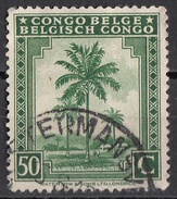 193 Congo Belga 1942 Oil Palms Viaggiato Belge Belgisch Belgian Used - Trees