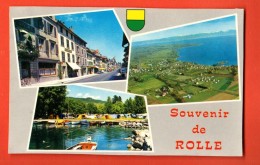 EAK-23  Souvenir De Rolle, La Grand Rue, Le Camping Et Le Signal De Bougy. Bovey. Non Circulé - Rolle