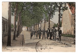 78 YVELINES - TRAPPES Avenue De La Mairie, Aquarellée - Trappes