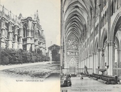 Cathédrale De Reims, Vues Intérieur Et Extérieur - Lot De 20 Cartes Non Circulées (Nef, Statues, Bas-relief, Sculptures) - 5 - 99 Postcards