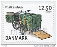 Denmark - 2013 - Europa CEPT - Post Vehicles - Mint Self-adhesive Stamp - Nuevos