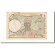 Billet, French West Africa, 5 Francs, 1943-03-02, KM:26, TB - États D'Afrique De L'Ouest