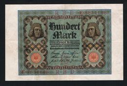 )  DUITSLAND 100 MARK REICHSBANKNOTE  BERLIN 1 NOVEMBER 1920 - 100 Mark