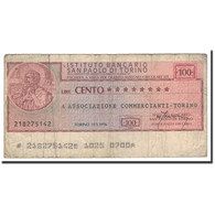 Billet, Italie, 100 Lire, 1976, 1976-01-19, B - [10] Chèques