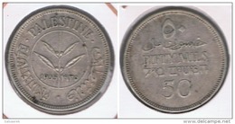 PALESTINA 50 MILS  1935 PLATA SILVER S - Other - Asia