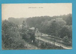 CPA - Chemin De Fer Gare JOUY 28 - Jouy