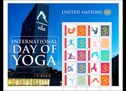 VN / United Nations - Postfris / MNH - Sheet Internationale Yoga Dag 2017 - Gemeinschaftsausgaben New York/Genf/Wien