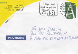 TIMBRES - STAMPS - MARCOPHILIE - LETTRE POST ENVELOPPE POUR PORTUGAL - LUXEMBOURG - Storia Postale