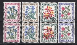 FRANCE  1960 / 1983 - LOT Y.T. N° 96 / 99 / 100 / 101 EN PAIRES  - OBLITERES /K297 - 1960-.... Gebraucht