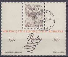 POLONIA 1977 HB-73 USADO - Blocs & Feuillets