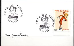 1 FDC - Fête Du Timbre - SPIROU   - Le 25/02/2006 à AUCH   (32) - Bandes Dessinées