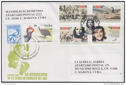 2007-FDC-85 CUBA 2007 FDC REG. COVER TO SPAIN. 40 ANIV MUERTE DE ERNESTO CHE GUEVARA. - FDC