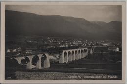 Grenchen - Generalansicht Mit Viadukt Und Eisenbahn Chemin De Fer - Altri & Non Classificati