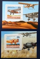 GUINEE REPUBLIQUE, Avion, Avions, Plane. Michel BF 94/95 ** MNH - Vliegtuigen