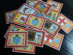 Old Cigarette Cards Lot (7) - N° 17 HELMAR Cards  Seal & Coat Arms Series - Articoli Pubblicitari