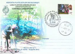 Romania / Special Cover With Special Cancellation - Planting Trees - Trees