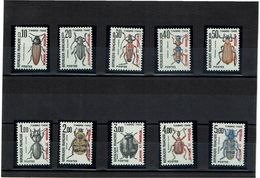 SAINT PIERRE ET MIQUELON TIMBRES TAXE SERIE INSECTES ** TB - Timbres-taxe