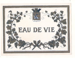 étiquette Générique Imprimeur - Eau De Vie 1900/1930 - Whisky