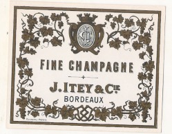 --- 33 ---- Fine Champagne ITEY Bordeaux - 1900/1930 - Whisky