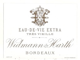 --- Eau De Vie Extra Très Vieikke Wildmann Et Hearth - BORDEAUX  1900/1920 - Whisky