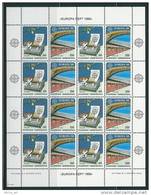 Greece 1988 Europa Cept 8 Sets Full Sheetlet MNH - Blocks & Kleinbögen