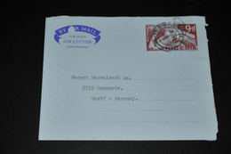 26- Aerogramme Nigeria To  Germany - Nigeria (1961-...)