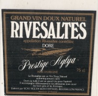 RIVESALTES  Prestige - Aglya - - Vino Tinto