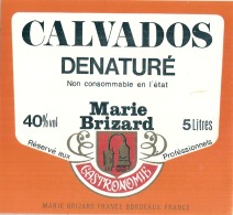 CALVADOS  Dénaturé (cuisine - RARE  )  Par Marie Brizard - - Whisky