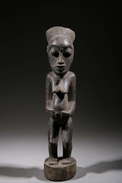 Art Africain Statue Baoulé - Afrikanische Kunst